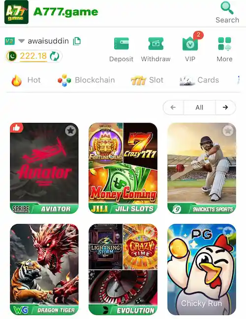 A777 Game